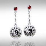 Chinese Astrology Yin Yang Earrings TER074 - Jewelry