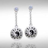 Chinese Astrology Yin Yang Earrings TER074 - Jewelry