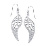 Feel the Angel’s Gentle Wings ~ Sterling Silver Jewelry Dangling Earrings TER1131