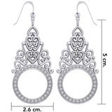 Treasured Memories are Kept in BreeZee Antique Design Silver Earrings TER1218