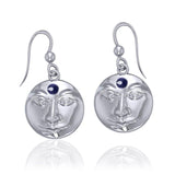 Blue Moon Sterling Silver Earrings with Stone TER1624 - Jewelry