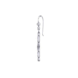 Infinity with Trinity Knot Silver Earrings TER1736 - Jewelry
