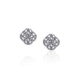 Celtic Knot Silver Post Earrings TER1815 - Jewelry