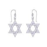 Star of David Silver Earrings TER1890 - Jewelry