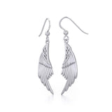 Celtic Angel Wing Silver Earrings TER1925 - Jewelry
