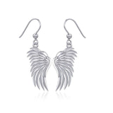 Angels Wings Silver Earrings TER1945 - Jewelry