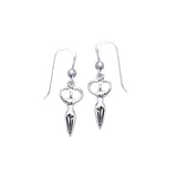 Nile River Goddess Silver Earrings TER463