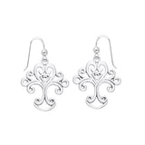 Tree of Life Silver Earrings TER505