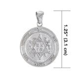 The Second Pentacle of Jupiter and Saturn Key of Solomon Pendant TMD192 - Jewelry