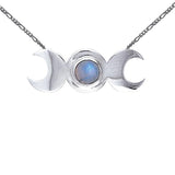 Blue Moon Silver Necklace TN265