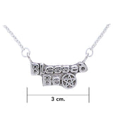 Blessed Be Silver Necklace TN269