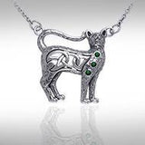 Celtic Cat Necklace TNC049 - Jewelry