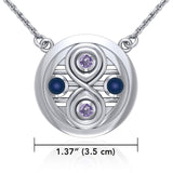 Relationship Necklace with Gemstone TNC157 - Jewelry