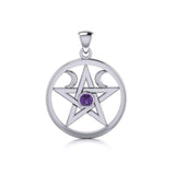 Silver The Star Pendant TP1283 - Jewelry