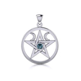 Silver The Star Pendant TP1283 - Jewelry