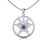 Silver The Star Pendant TP1283 - Jewelry