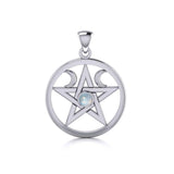 Silver The Star Pendant TP1283 - Jewelry