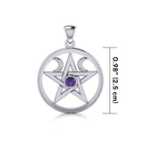 Silver The Star Pendant TP1283 - Jewelry