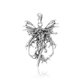 Fire Element Fairy Silver Pendant TP1665 - Jewelry