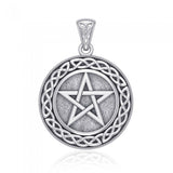 Silver Pentagram Pentacle Pendant TP202