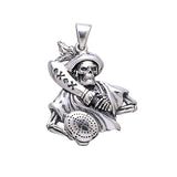 Pirate Skull Silver Pendant TP3055