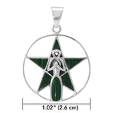 Goddess of Oneness Silver Pendant TP3076 - Jewelry