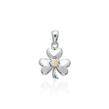 Celtic Shamrock Silver Pendant TP3104 - Jewelry