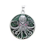 Great Cthulhu Silver Pendant by Oberon Zell TP3285