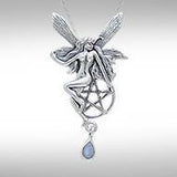 Fairy with The Star Silver Pendant TP3319 - Jewelry