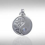 Yin Yang Om Silver Pendant TP3323 - Jewelry