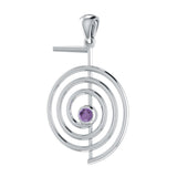 Cho Ku Ray Reiki Silver Pendant TP3330 - Jewelry