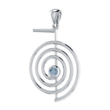 Cho Ku Ray Reiki Silver Pendant TP3330 - Jewelry