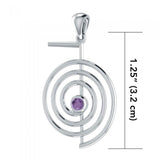 Cho Ku Ray Reiki Silver Pendant TP3330 - Jewelry