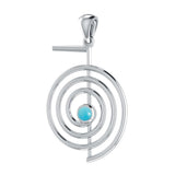 Cho Ku Ray Reiki Silver Pendant TP3330 - Jewelry