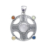 Celtic Knot Elemental Shield Pendant TP3441 - Jewelry