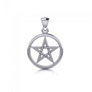 Pentacle Sterling Silver Pendant TP355