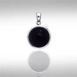 Rainbow Disc Silver Pendant TP3639 - Jewelry