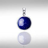 Rainbow Disc Silver Pendant TP3639 - Jewelry