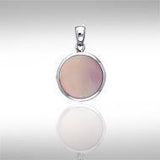 Rainbow Disc Silver Pendant TP3639 - Jewelry