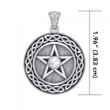 Silver Pentagram Pentacle Pendant TP568