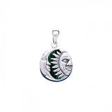 Sun Moon Flip Pendant TP574