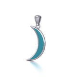 A Glimpse of the Crescent Moon Beginning Silver Jewelry Pendant TP614 - Jewelry