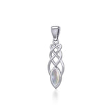 Contemporary Celtic Knotwork Silver Pendant TP857 - Jewelry