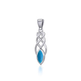 Contemporary Celtic Knotwork Silver Pendant TP857 - Jewelry