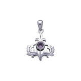 Scottish Thistle Pendant TP859 - Jewelry