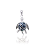 Celtic Sea Turtle Pendant TPD082 - Jewelry