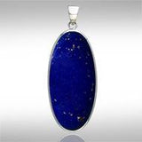 Oval Cabochon Silver Pendant TPD110 - Jewelry