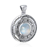 Wheel of the Year Silver Pendant TPD235 - Jewelry