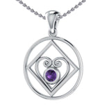 Heart of Power Silver Pendant TPD270 - Jewelry