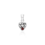 Celtic Knotwork Heart Birthstone Sterling Silver Pendant TPD2897 - Jewelry